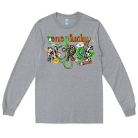 Heather Grey One lucky Nurse St. Patrick's Day Long Sleeve Tee - CowGirlArtShop