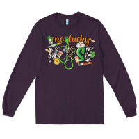 Plum One lucky Nurse St. Patrick's Day Long Sleeve Tee - CowGirlArtShop