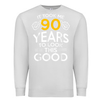 Dove Grey 90th Birthday Gift Took Me 90 Years 90 Year Old Premium Sweatshirt - trangStudio