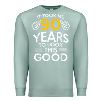 Seafoam 90th Birthday Gift Took Me 90 Years 90 Year Old Premium Sweatshirt - trangStudio