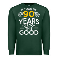 Sports Green 90th Birthday Gift Took Me 90 Years 90 Year Old Premium Sweatshirt - trangStudio
