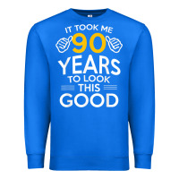 True Royal 90th Birthday Gift Took Me 90 Years 90 Year Old Premium Sweatshirt - trangStudio