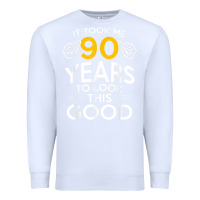 White 90th Birthday Gift Took Me 90 Years 90 Year Old Premium Sweatshirt - trangStudio