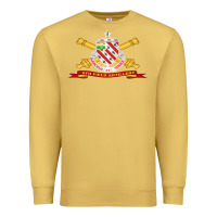 Antique Gold 8th field artillery w br   ribbon 8th field artillery w br ribbon Premium Sweatshirt - ArtMosaic