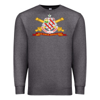 Charcoal Heather 8th field artillery w br   ribbon 8th field artillery w br ribbon Premium Sweatshirt - ArtMosaic