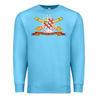 Ocean Blue 8th field artillery w br   ribbon 8th field artillery w br ribbon Premium Sweatshirt - ArtMosaic