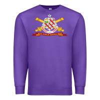 Purple 8th field artillery w br   ribbon 8th field artillery w br ribbon Premium Sweatshirt - ArtMosaic