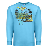 Ocean Blue switchfoot merch Premium Sweatshirt - ArtMosaic