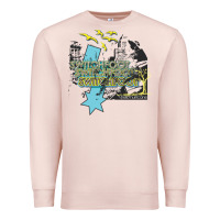 Pale Pink switchfoot merch Premium Sweatshirt - ArtMosaic