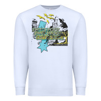 White switchfoot merch Premium Sweatshirt - ArtMosaic