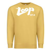 Antique Gold The Loop 97.9 Illinois Radio Premium Sweatshirt - ArtMosaic
