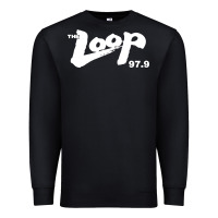 Black The Loop 97.9 Illinois Radio Premium Sweatshirt - ArtMosaic