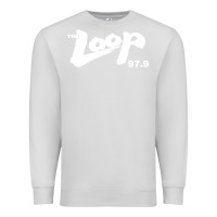 Dove Grey The Loop 97.9 Illinois Radio Premium Sweatshirt - ArtMosaic