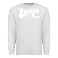 Oatmeal Heather The Loop 97.9 Illinois Radio Premium Sweatshirt - ArtMosaic