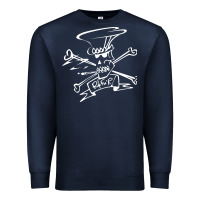 Navy slash Premium Sweatshirt - ArtMosaic