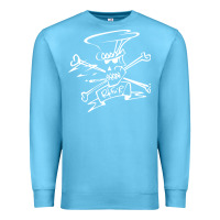 Ocean Blue slash Premium Sweatshirt - ArtMosaic