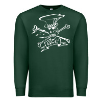 Sports Green slash Premium Sweatshirt - ArtMosaic