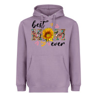Lavender best mom ever with sunflower Heavyweight Hoodie - Artiststas
