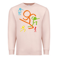 Pale Pink alan becker gaming gift Premium Sweatshirt - ArtMosaic