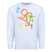 White alan becker gaming gift Premium Sweatshirt - ArtMosaic