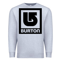 Heather Grey burton Premium Sweatshirt - ArtMosaic