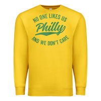 Lemon philly no one likes us and we don't care green text tank top Premium Sweatshirt - ArtMosaic