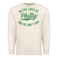 Sandshell philly no one likes us and we don't care green text tank top Premium Sweatshirt - ArtMosaic