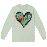 Matcha Feather Heart Long Sleeve Tee - Jasminsmagicworld