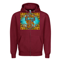 Burgundy Western Faith Cross Butterfly Zipper Hoodie - LillyAllenDesigns