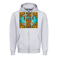 Heather Grey Western Faith Cross Butterfly Zipper Hoodie - LillyAllenDesigns