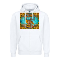 White Western Faith Cross Butterfly Zipper Hoodie - LillyAllenDesigns