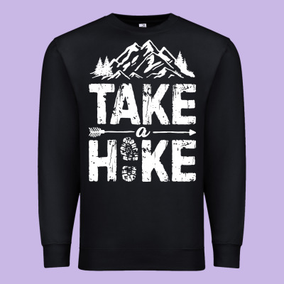 Take Hike Premium Sweatshirt Designed By Artmosaic