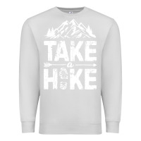 Dove Grey take hike Premium Sweatshirt - ArtMosaic