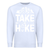 White take hike Premium Sweatshirt - ArtMosaic