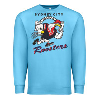 Ocean Blue roosters-sydney city Classic Premium Sweatshirt - ArtMosaic