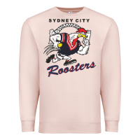 Pale Pink roosters-sydney city Classic Premium Sweatshirt - ArtMosaic