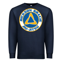 Navy rickson gracie jiu jitsu Premium Sweatshirt - ArtMosaic