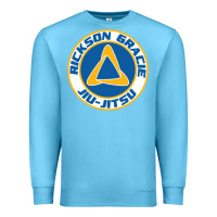 Ocean Blue rickson gracie jiu jitsu Premium Sweatshirt - ArtMosaic