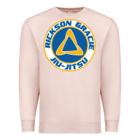 Pale Pink rickson gracie jiu jitsu Premium Sweatshirt - ArtMosaic
