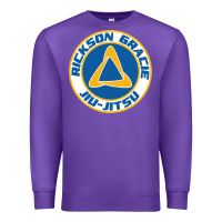 Purple rickson gracie jiu jitsu Premium Sweatshirt - ArtMosaic