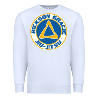 White rickson gracie jiu jitsu Premium Sweatshirt - ArtMosaic