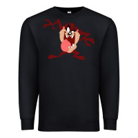 Black tasmanian devil cartoon character Premium Sweatshirt - ArtMosaic