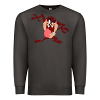 Smoke tasmanian devil cartoon character Premium Sweatshirt - ArtMosaic