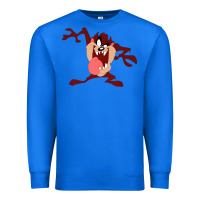 True Royal tasmanian devil cartoon character Premium Sweatshirt - ArtMosaic