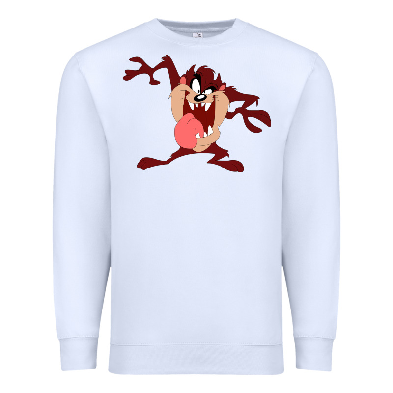 Tasmanian Devil Cartoon Character Premium Sweatshirt by ArtMosaic | Teevron