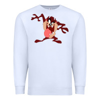 White tasmanian devil cartoon character Premium Sweatshirt - ArtMosaic