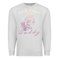 Dove Grey Hard Times Daddy Premium Sweatshirt - trangStudio
