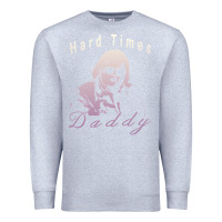 Heather Grey Hard Times Daddy Premium Sweatshirt - trangStudio