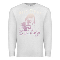 Oatmeal Heather Hard Times Daddy Premium Sweatshirt - trangStudio