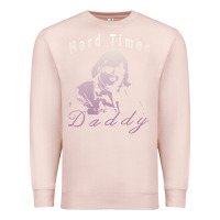 Pale Pink Hard Times Daddy Premium Sweatshirt - trangStudio